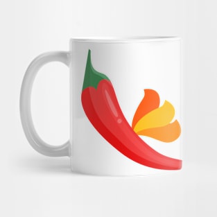 Pepper on fire Mug